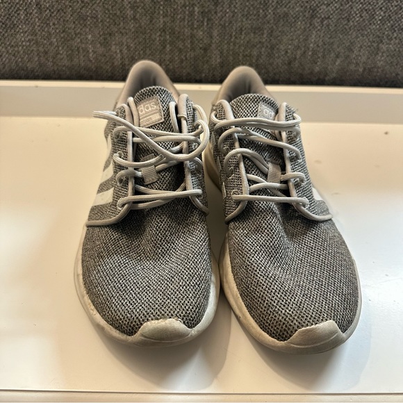 Adidas Cloudfoam Racer 2.0 Sneaker Tennis Shoes Grey Women Size 6.5 - Picture 2 of 7